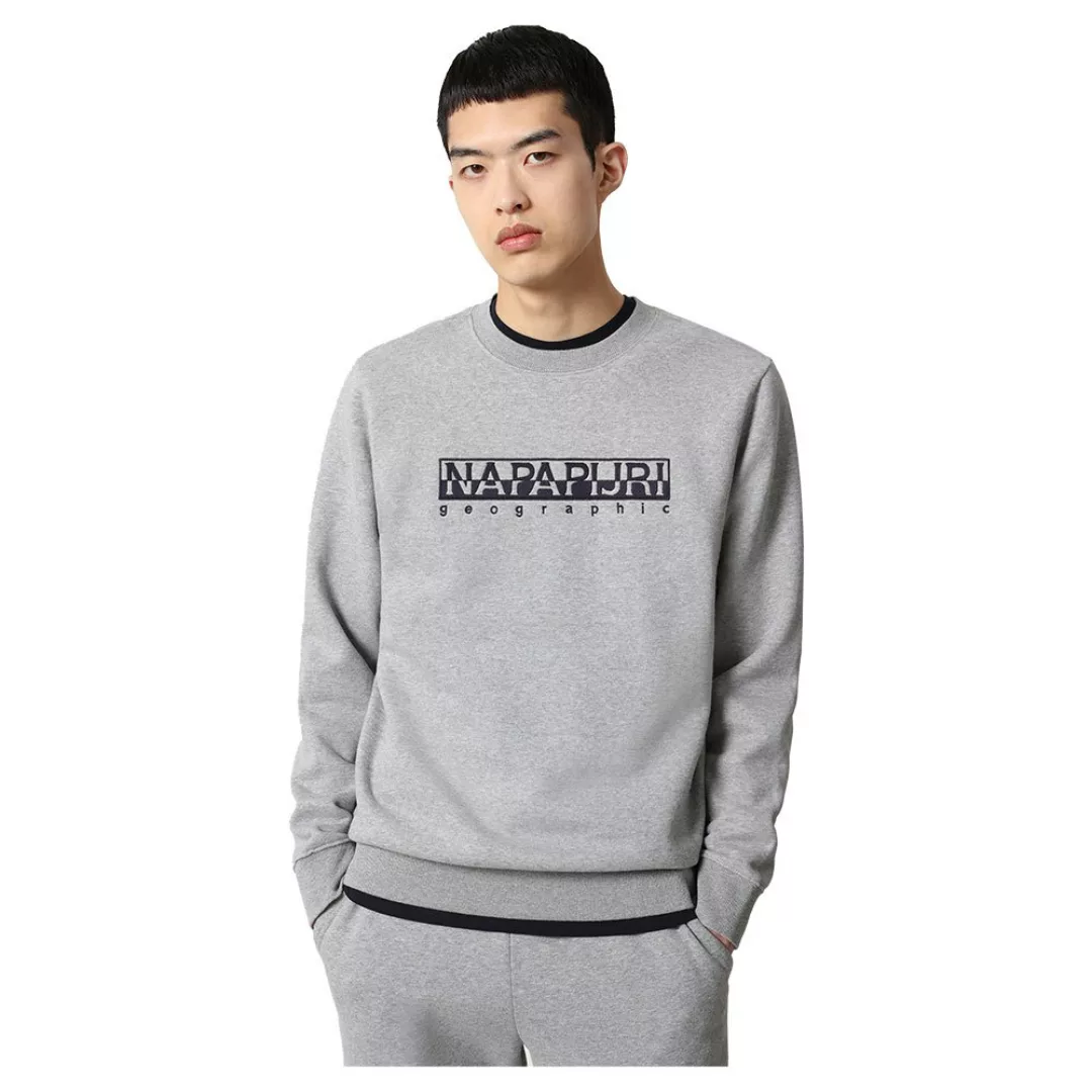 Napapijri Berber C 2 Sweatshirt S Medium Grey Melange günstig online kaufen
