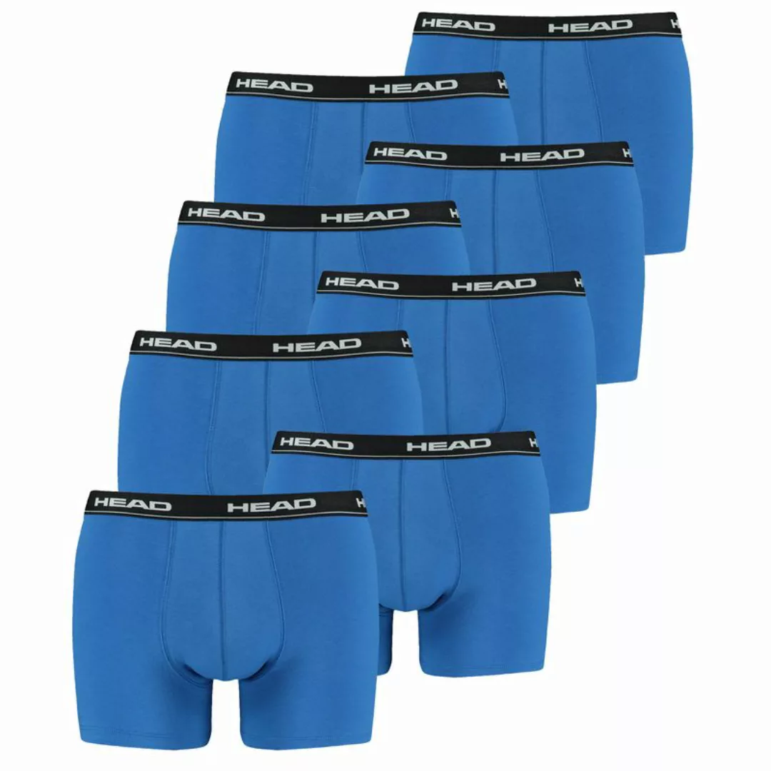 HEAD Herren Boxershort, 2er Pack - Baumwoll Stretch, Basic, einfarbig Blau/ günstig online kaufen