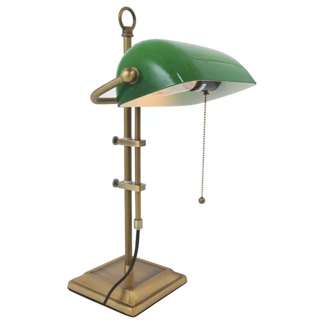 Schreibtischlampe Ancilla, verstellbar bronze/grün günstig online kaufen