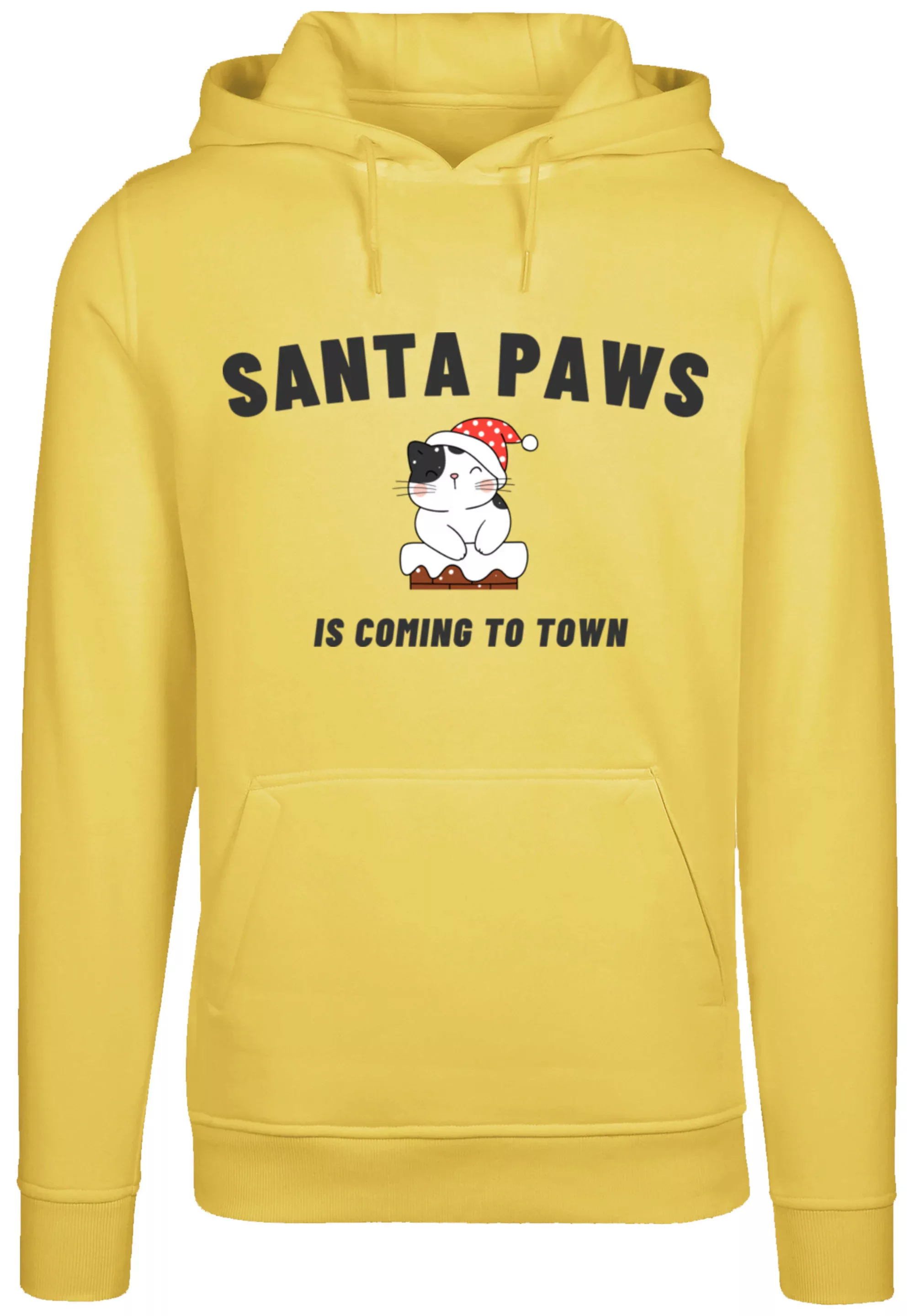 F4NT4STIC Kapuzenpullover "Santa Paws Christmas Cat", Premium Qualität, Roc günstig online kaufen