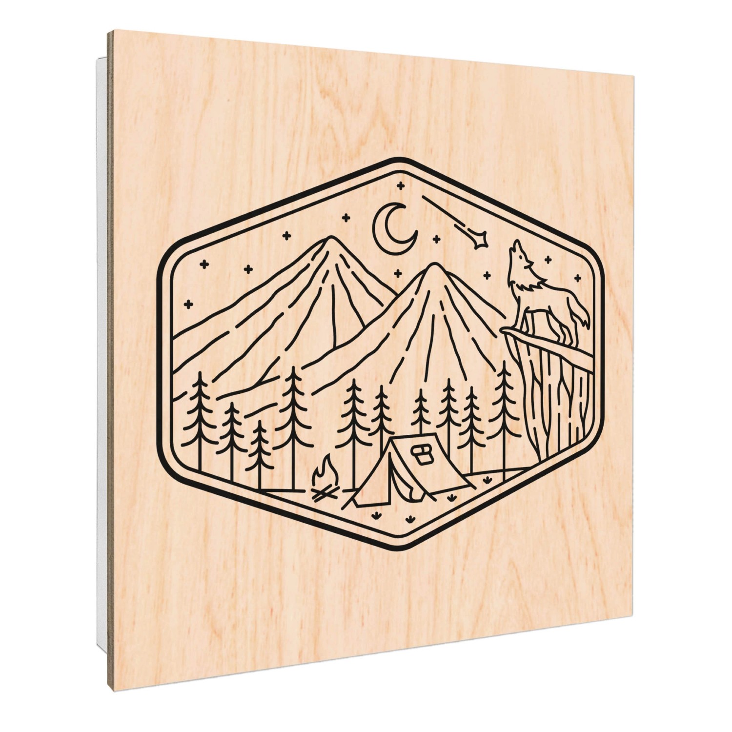 Banjado Großer Schlüsselbox Holz 30x30cm Weiß Scharnier Rechts 50 Haken Sch günstig online kaufen