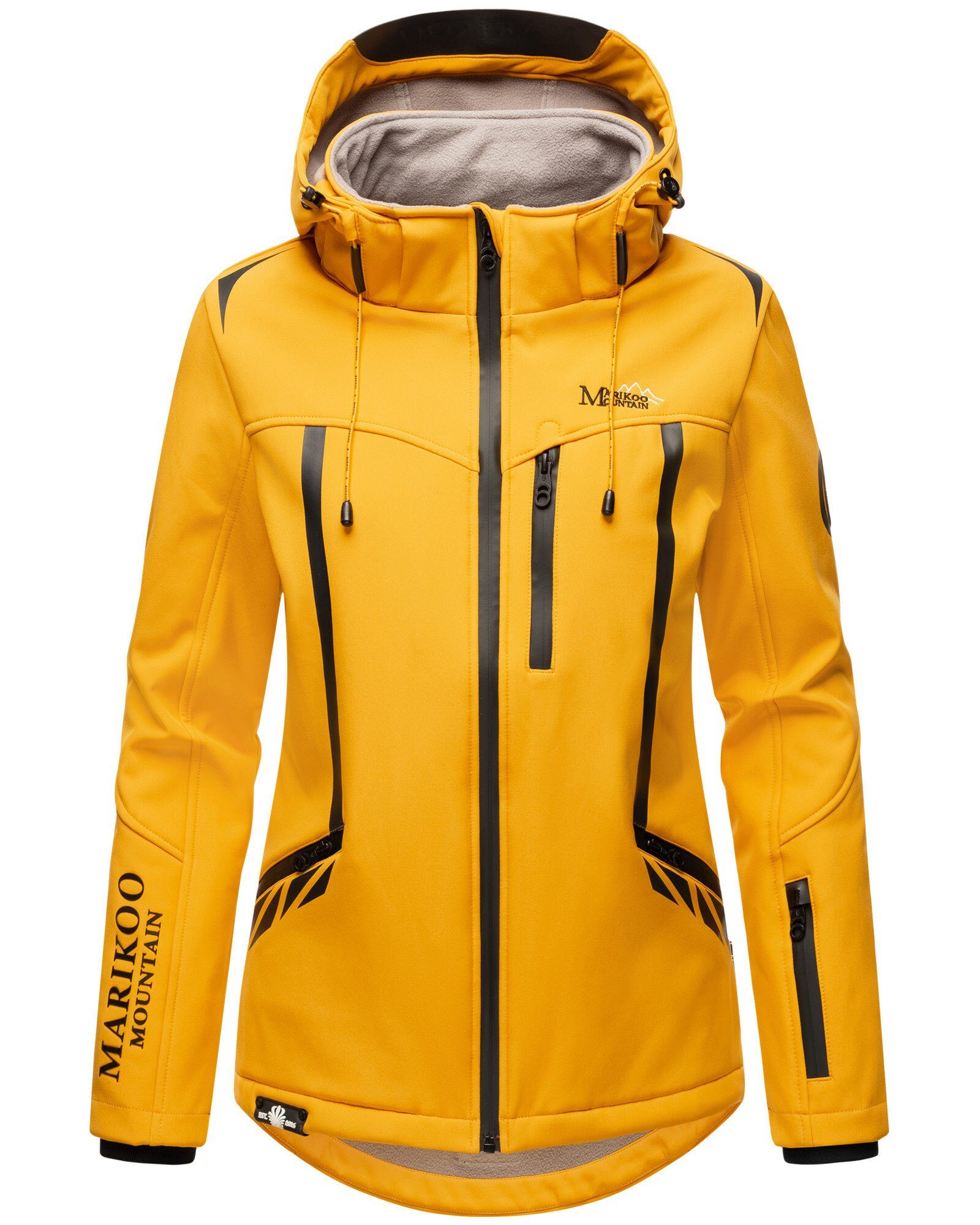 Marikoo Softshelljacke "Mount-Cho-Oyu", mit abnehmbarer Kapuze günstig online kaufen