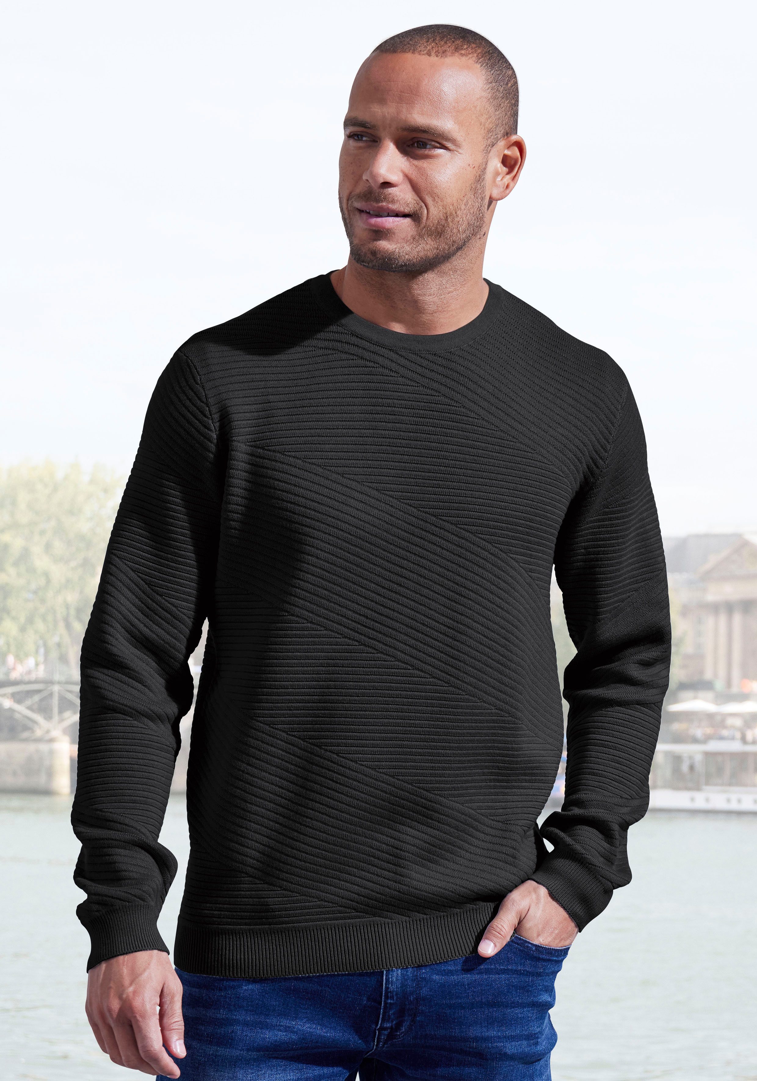John Devin Strickpullover Pullover aus weichem günstig online kaufen
