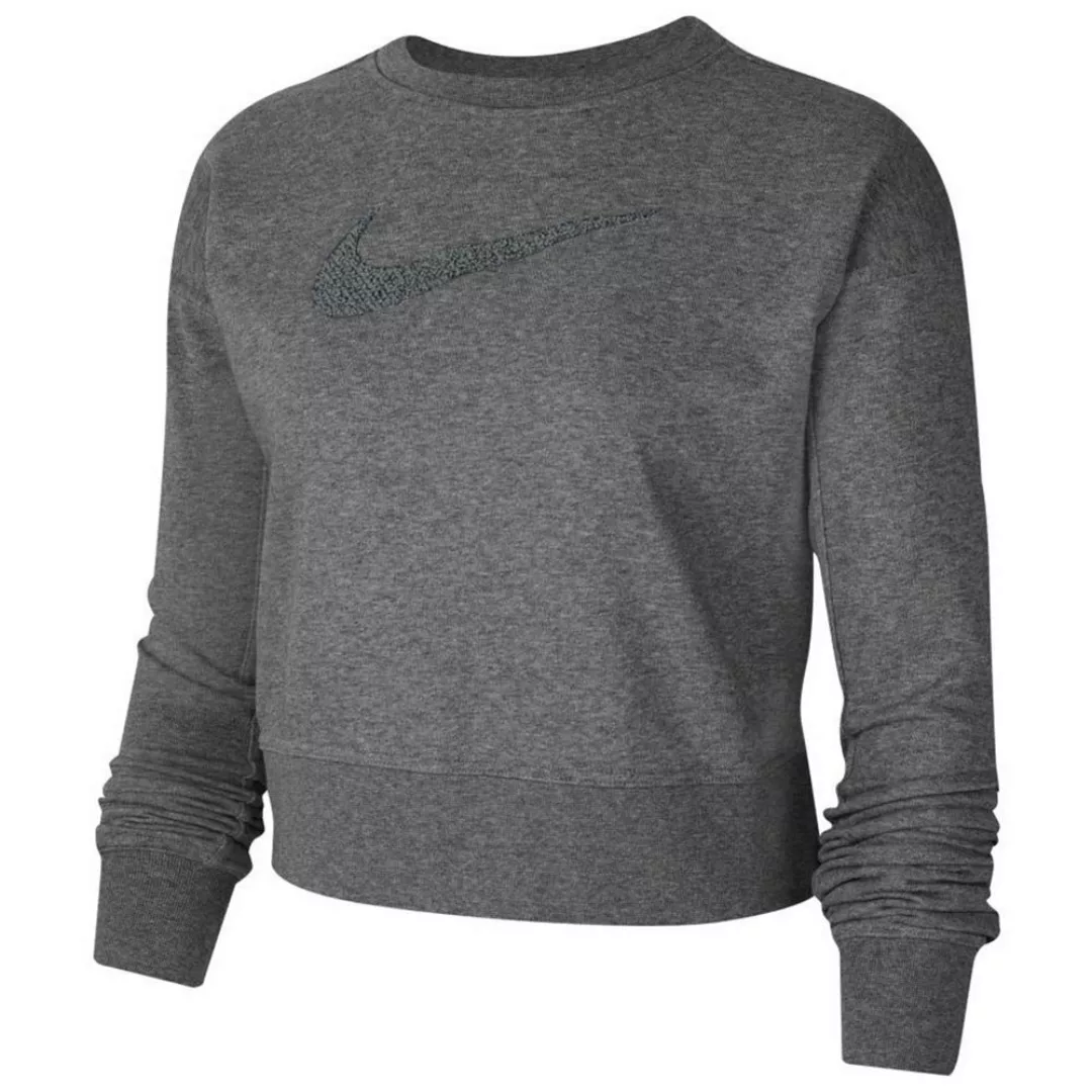 Nike Dri-figefiswoosh Langarm-t-shirt XS Carbon Heather / Smoke Grey günstig online kaufen