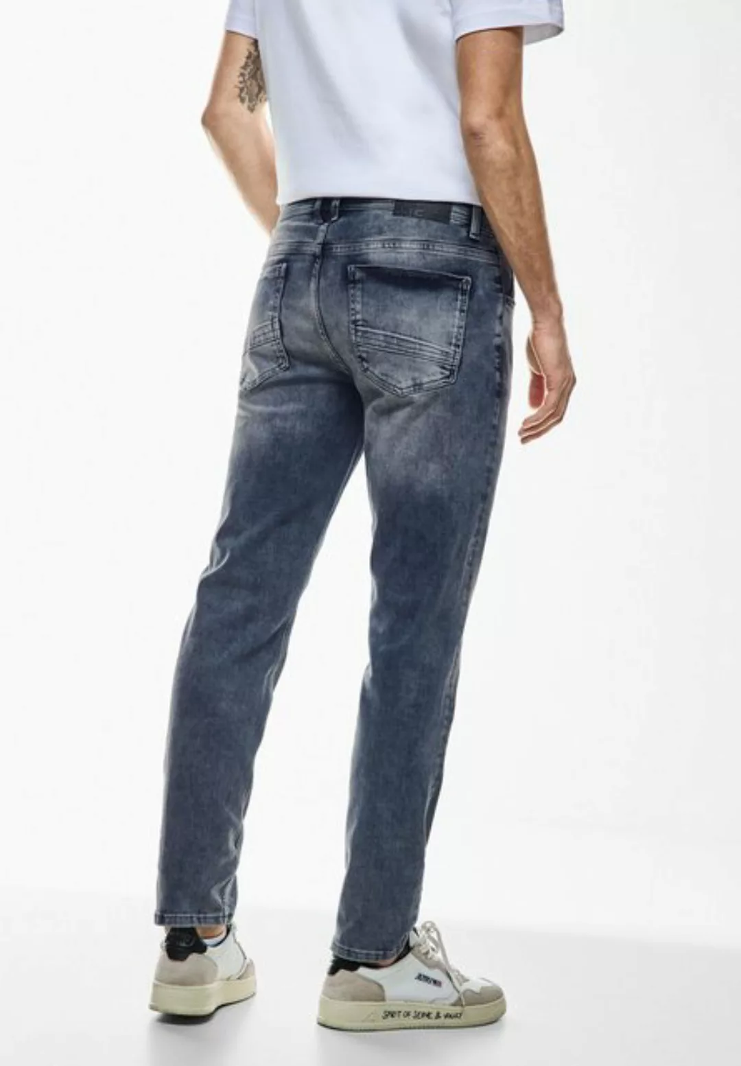 STREET ONE MEN Slim-fit-Jeans Middle Waist günstig online kaufen
