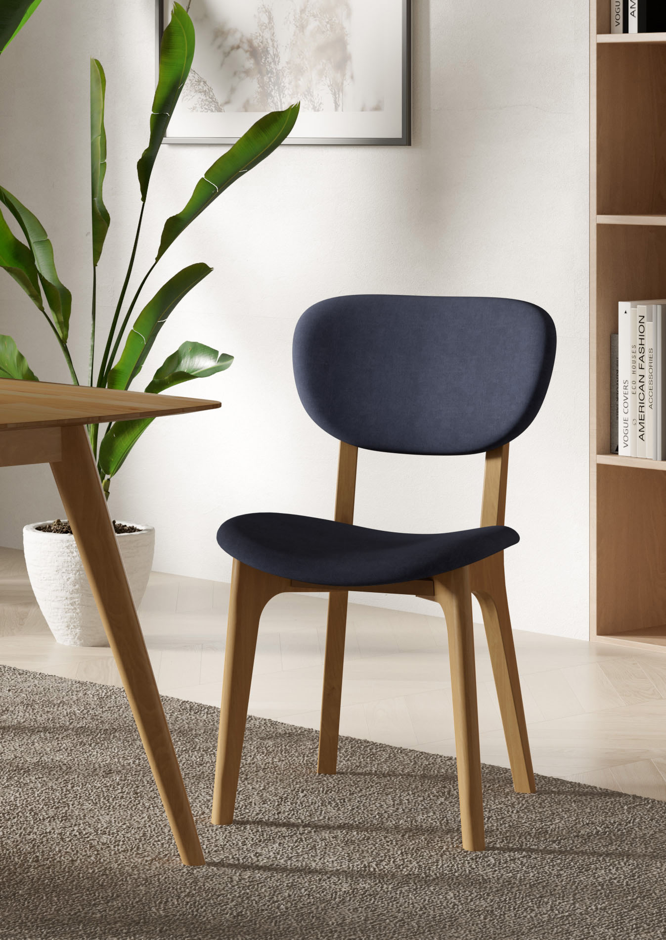 INOSIGN Stuhl »COZY Made in Italy«, (Set), 2 St., Microfaser, Gestell in Bu günstig online kaufen