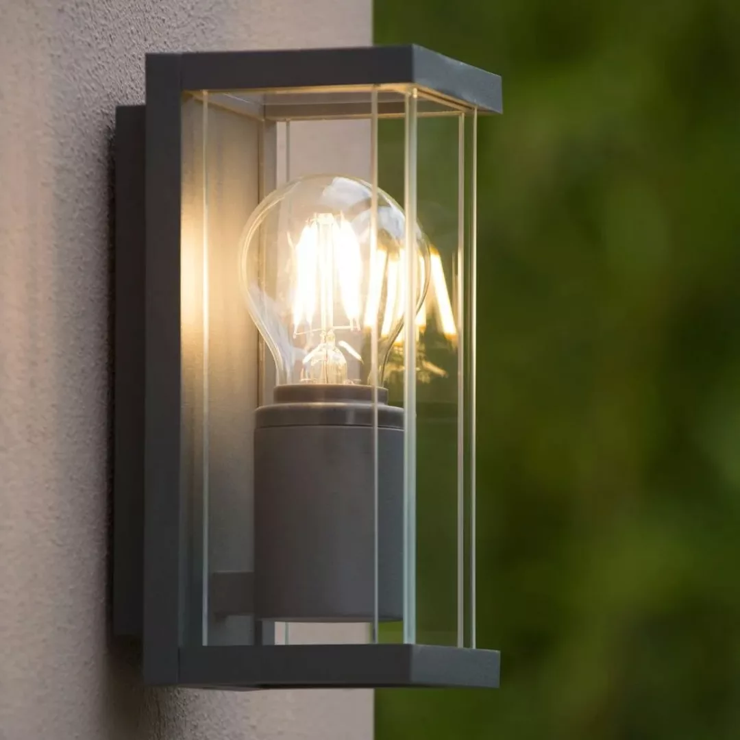 Außenwandlampe Claire Mini, Glasschirm, 1-flammig günstig online kaufen