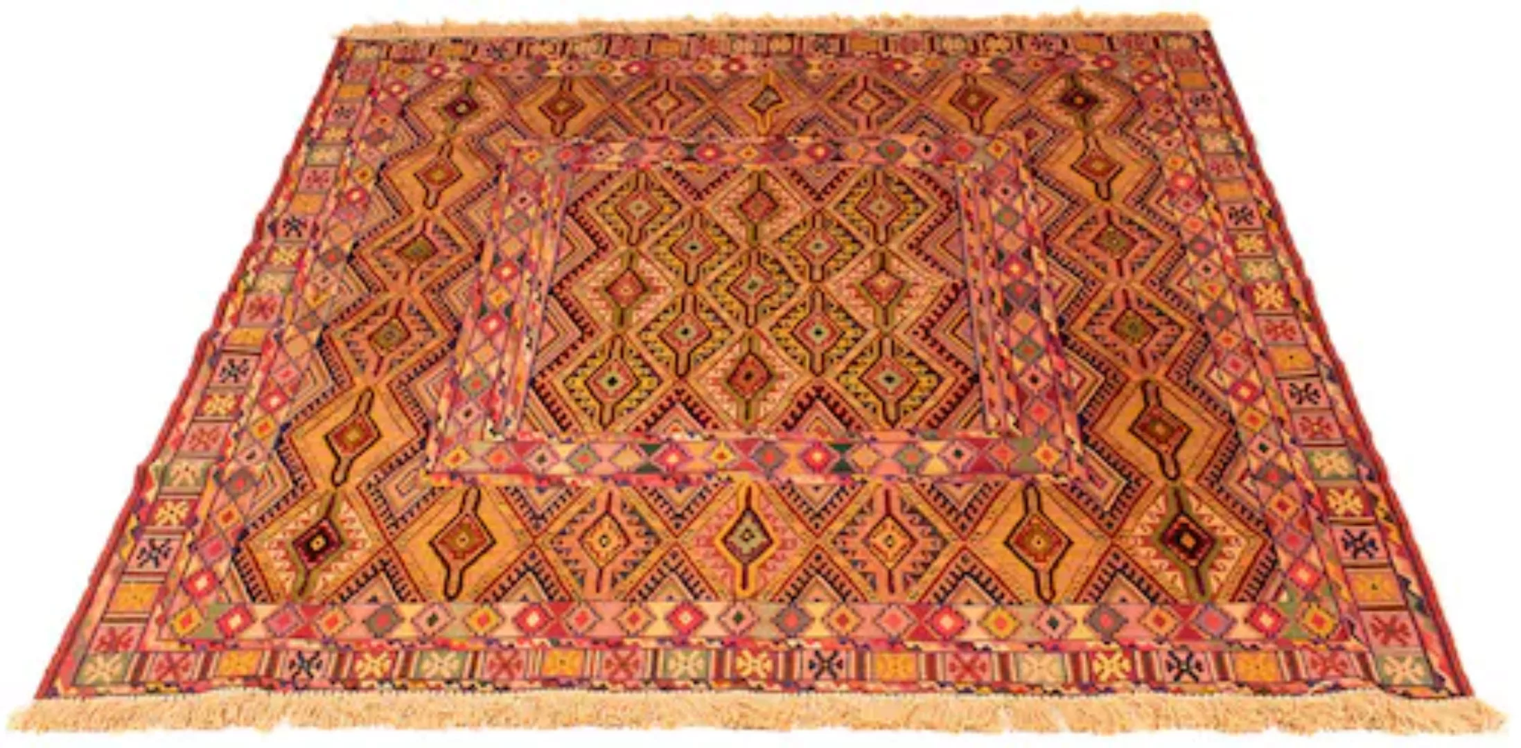 morgenland Wollteppich »Kelim - Oriental - 167 x 142 cm - mehrfarbig«, rech günstig online kaufen