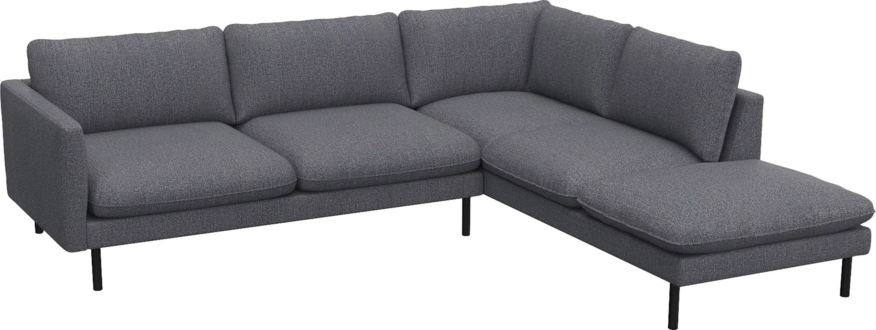 FLEXLUX Ecksofa "Bolzano Designsofa, bequem durch Kaltschaum im Sitz, L-For günstig online kaufen