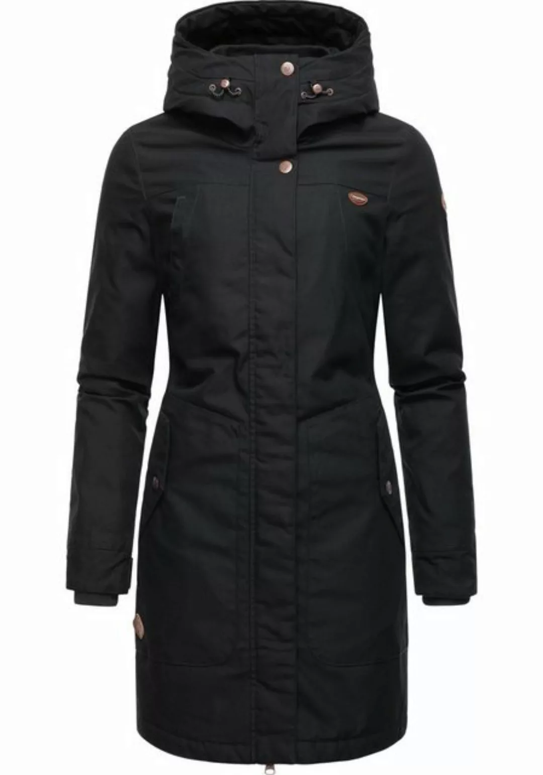 Ragwear Wintermantel Jannisa stylischer Damen Winterparka mit Kapuze günstig online kaufen