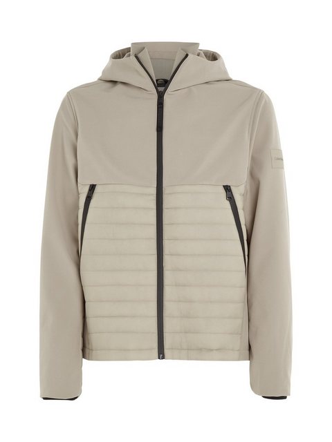 Calvin Klein Outdoorjacke QUILTED MIX MEDIA JACKET HOOD günstig online kaufen