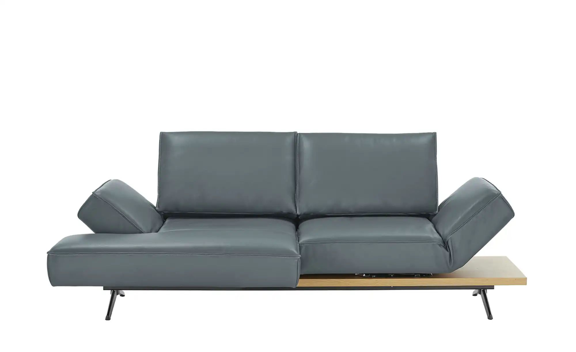 KOINOR Ecksofa Echtleder Phoenix ¦ blau ¦ Maße (cm): B: 240 H: 116 T: 132.0 günstig online kaufen