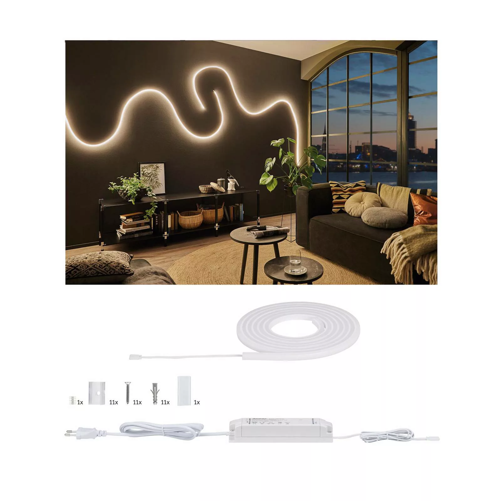 Paulmann MaxLED Flow Basisset warmweiß 3 m günstig online kaufen