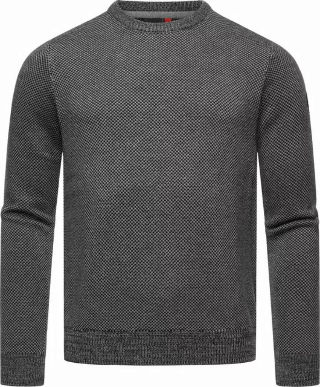 Ragwear Strickpullover Larrs stylischer Herren Sweatpullover mit Rippbündch günstig online kaufen