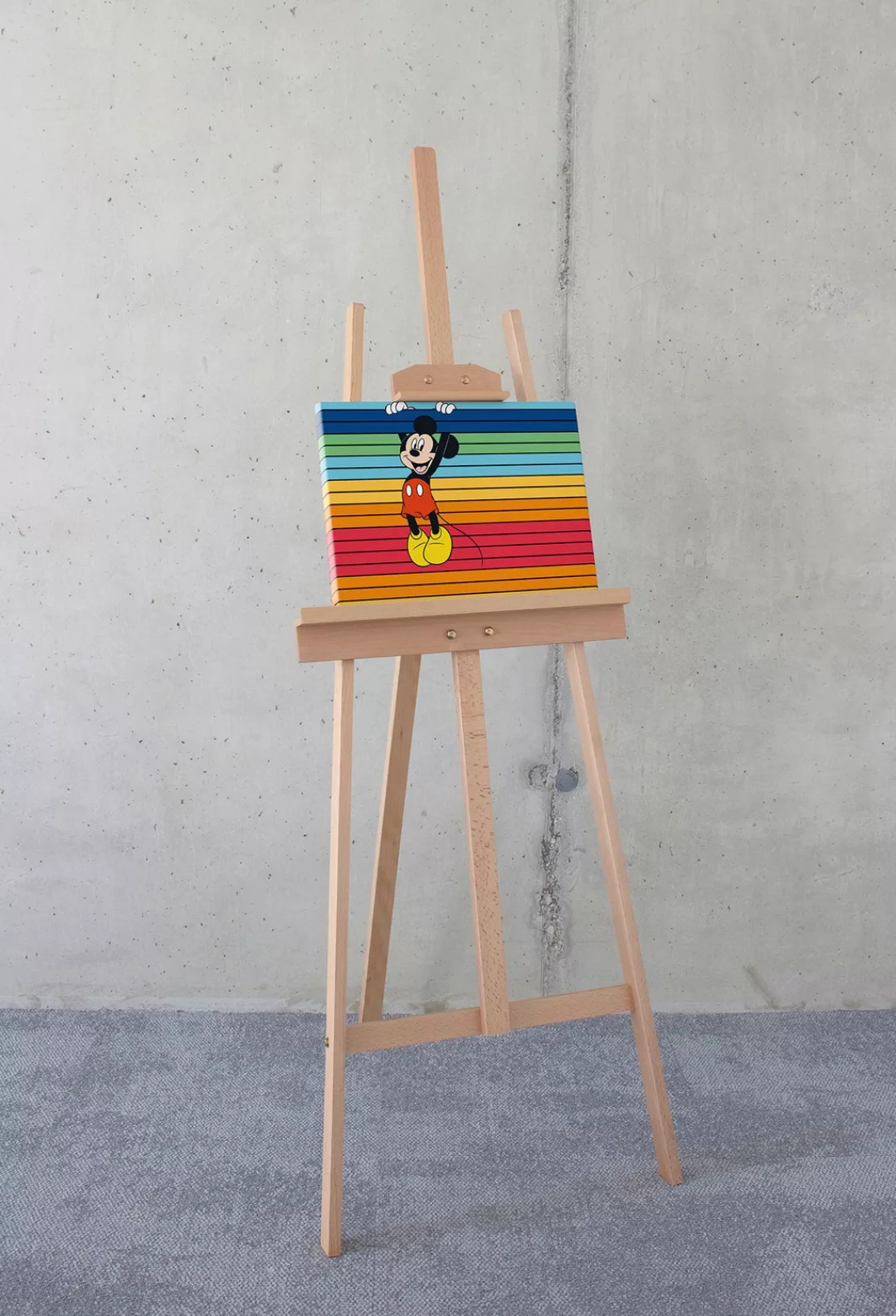 Komar Leinwandbild "Mickey Band of Color - Größe 30 x 40 cm", Natur, (1 St. günstig online kaufen