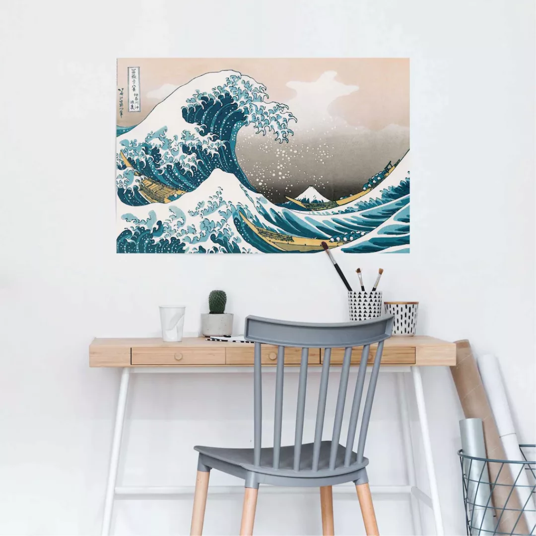 Reinders Poster "Große Welle - Hokusai" günstig online kaufen