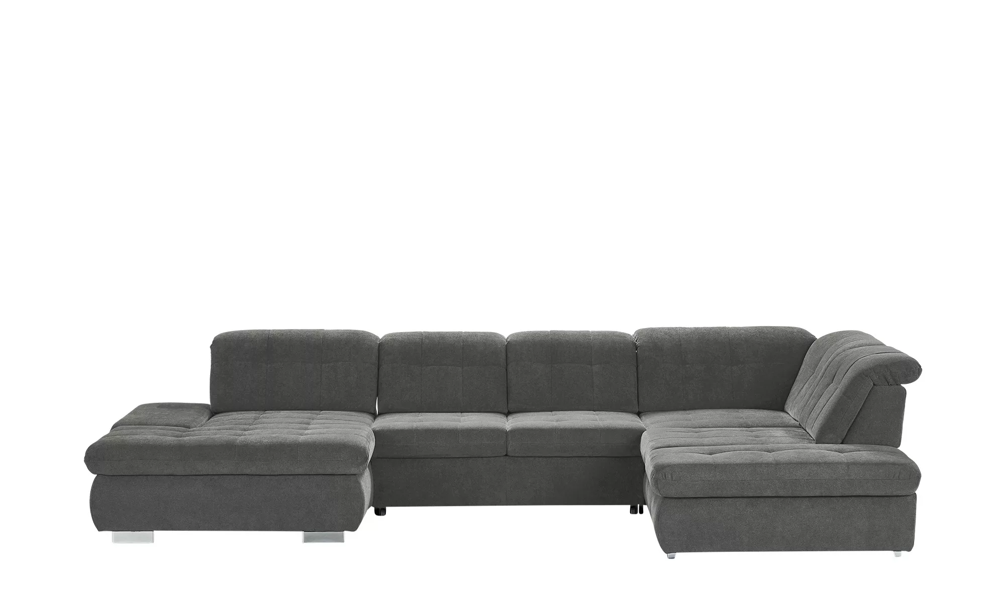 Wohnlandschaft  Spencer - grau - 102 cm - Polstermöbel > Sofas > Wohnlandsc günstig online kaufen