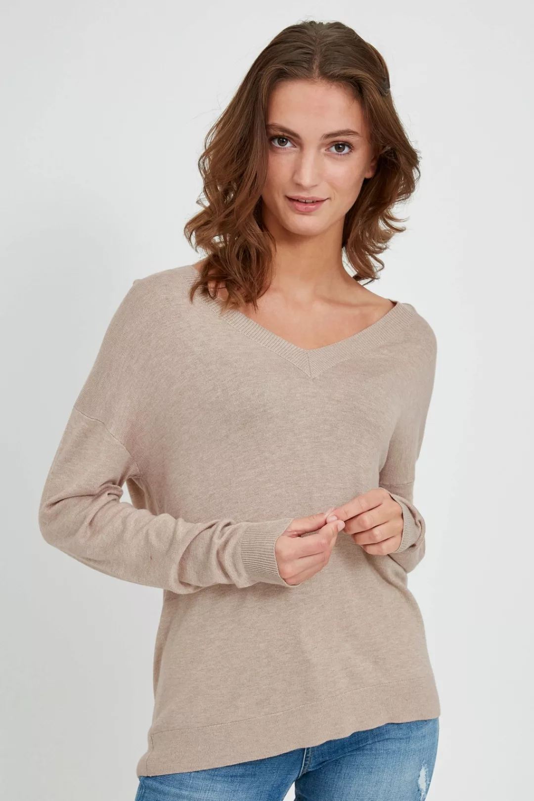 b.young Strickpullover BYMMPIMBA VNECK -20811092 günstig online kaufen