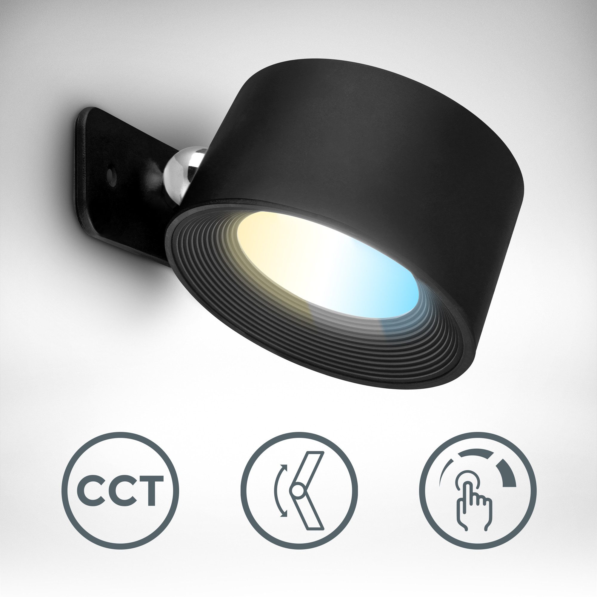 B.K.Licht LED Wandleuchte BKL1597 Magnetische Akku günstig online kaufen