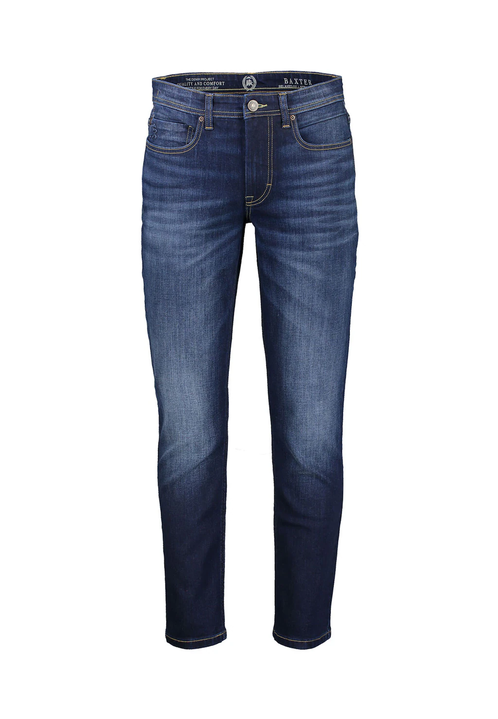 LERROS Relaxhose "LERROS BAXTER 5-Pocket-Denim im Used-Look, RELAXED FIT" günstig online kaufen