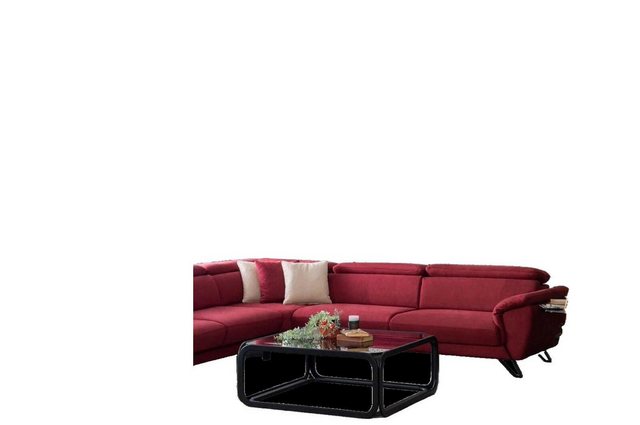 JVmoebel Ecksofa Rotes L-Form Ecksofa Luxus Wohnlandschaft Polstermöbel Woh günstig online kaufen