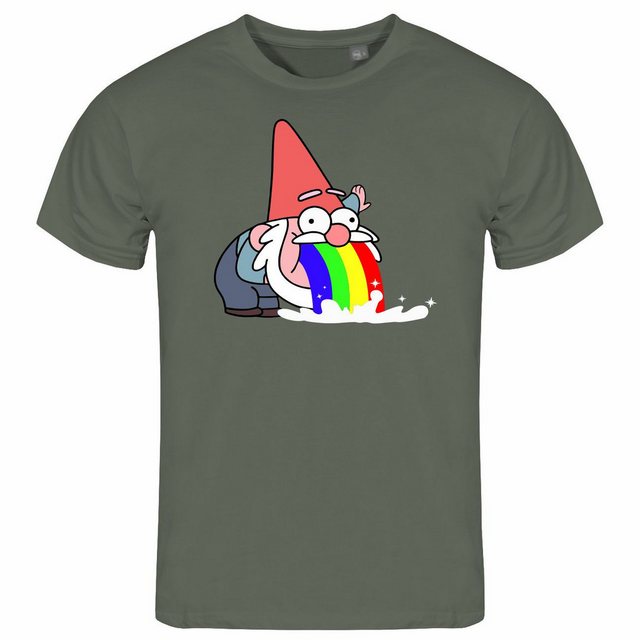 deinshirt Print-Shirt Herren T-Shirt Kotzender Zwerg Funshirt mit Motiv günstig online kaufen