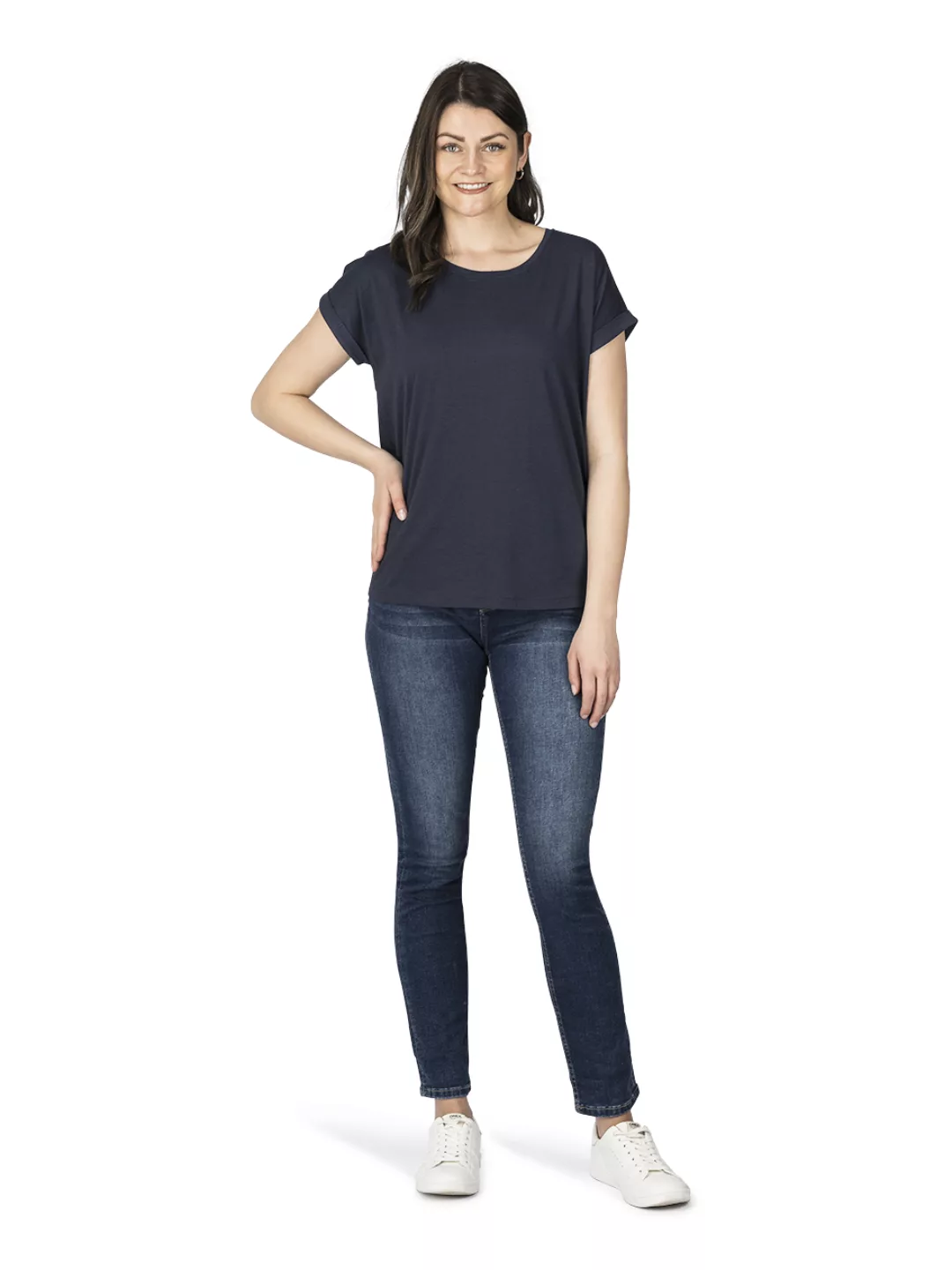 DENIMFY Tshirt Damen Baumwolle Regular Fit DFSophie günstig online kaufen