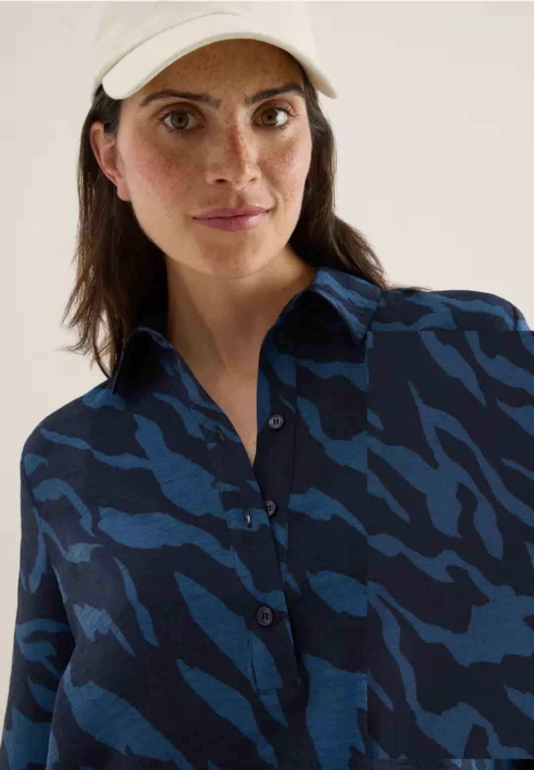 Gemusterte Bluse günstig online kaufen