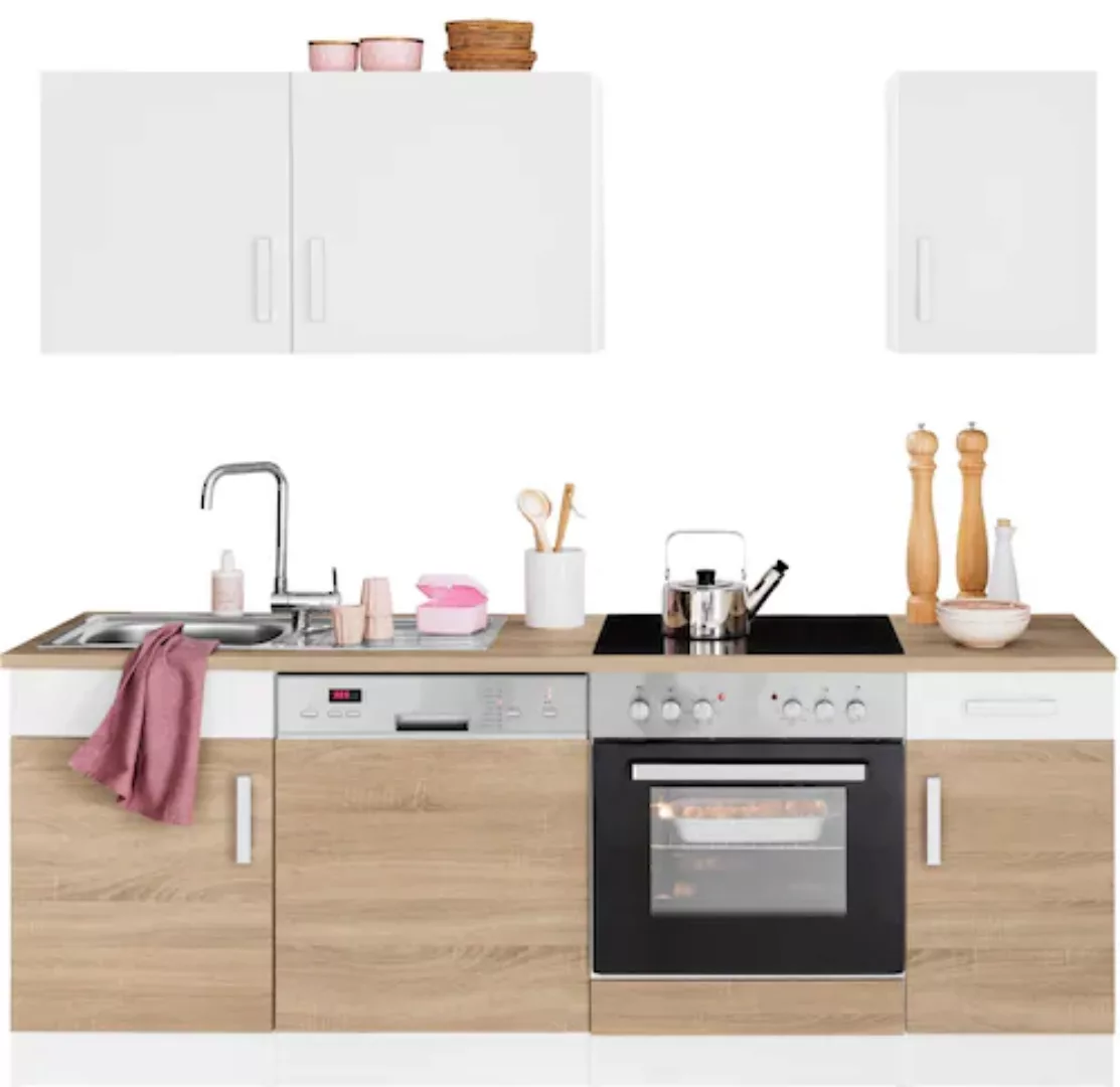 HELD MÖBEL Küchenzeile "Gera", ohne E-Geräte, Breite 210 cm günstig online kaufen