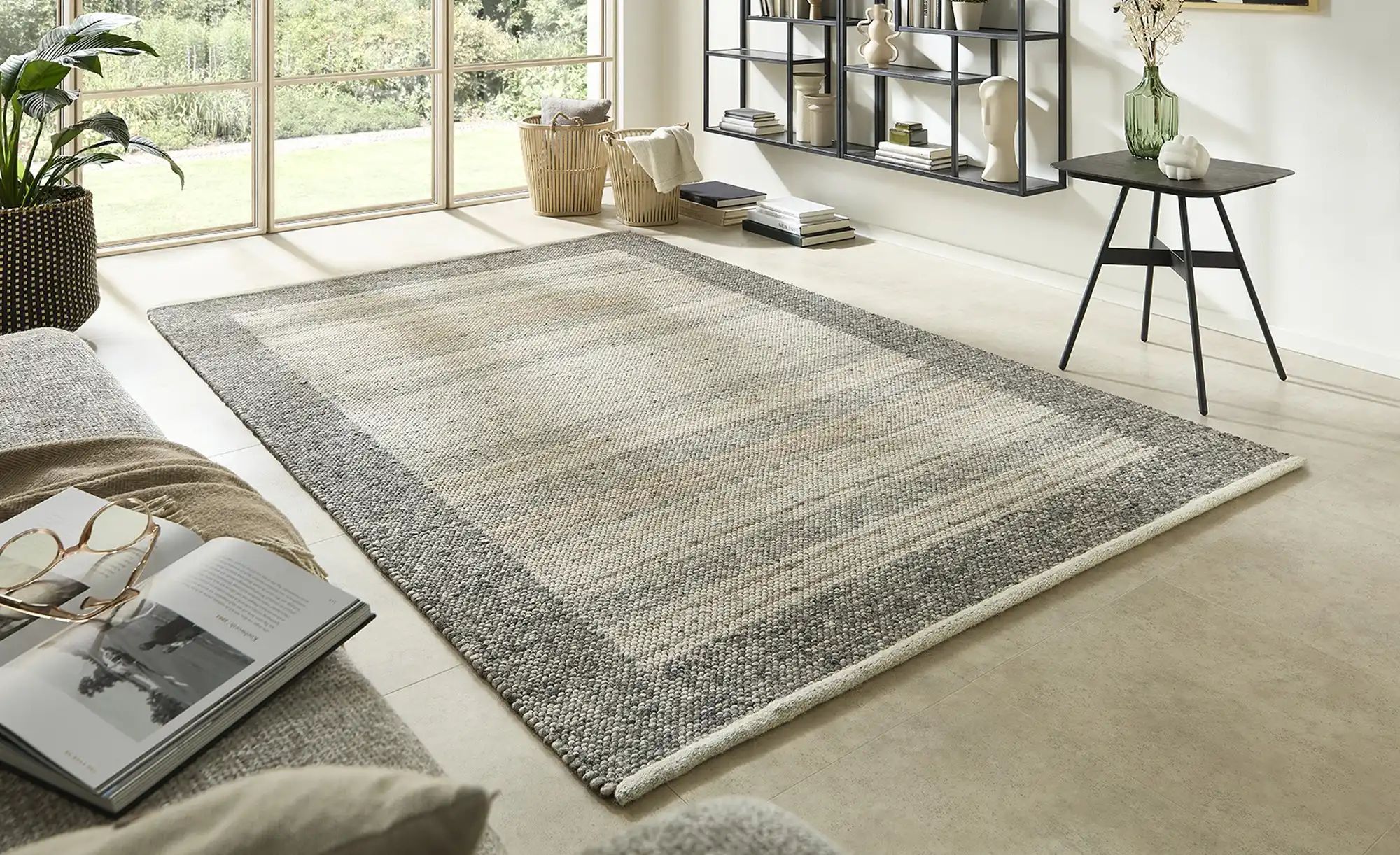 Handweb-Teppich  Pito Design ¦ mehrfarbig ¦ Wolle ¦ Maße (cm): B: 130 Teppi günstig online kaufen