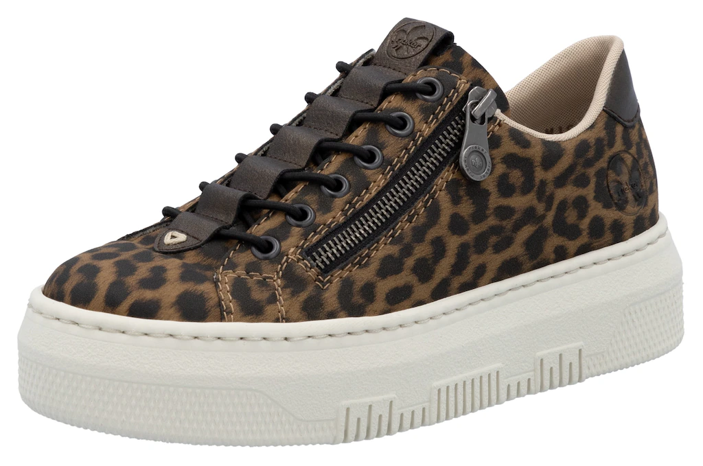 Rieker Plateausneaker, Sneaker, Slip-On Sneaker, Slipper mit Schaftrandpols günstig online kaufen