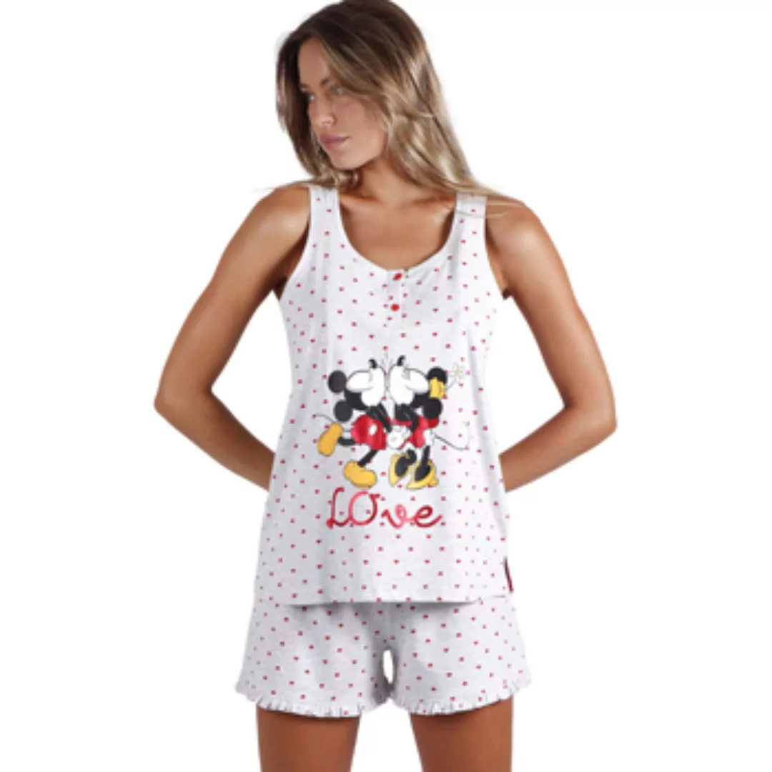 Admas  Pyjamas/ Nachthemden Pyjama Shorts Tank Top M Love Disney günstig online kaufen