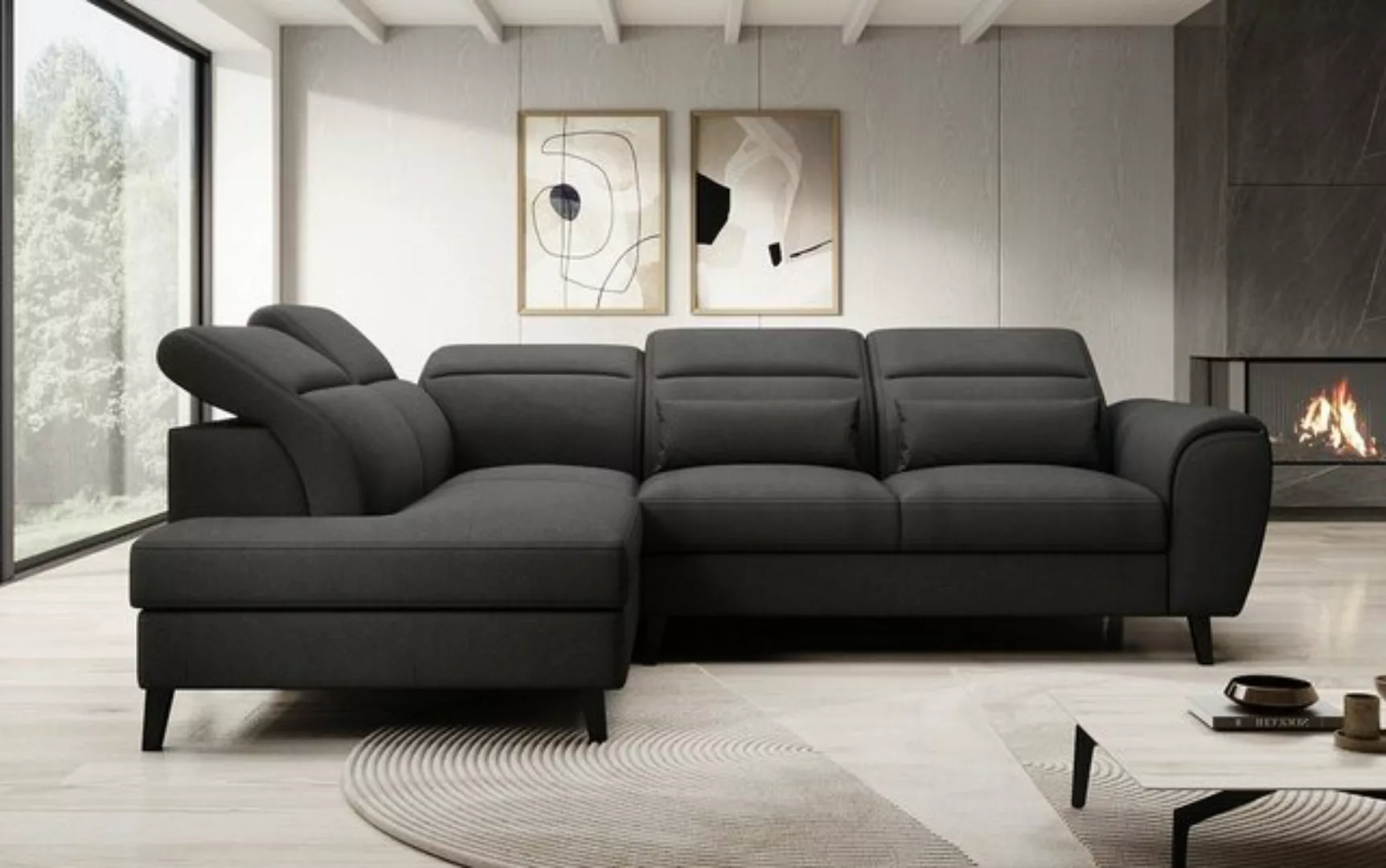 Luxusbetten24 Sofa Designer Sofa Nobile, mit verstellbarer Rückenlehne günstig online kaufen