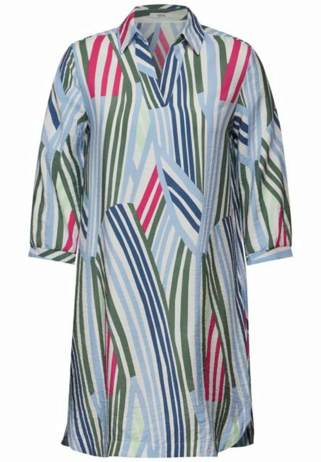 Cecil Sommerkleid Cecil / Da.Kleid / Shirt Collar Print Dress günstig online kaufen