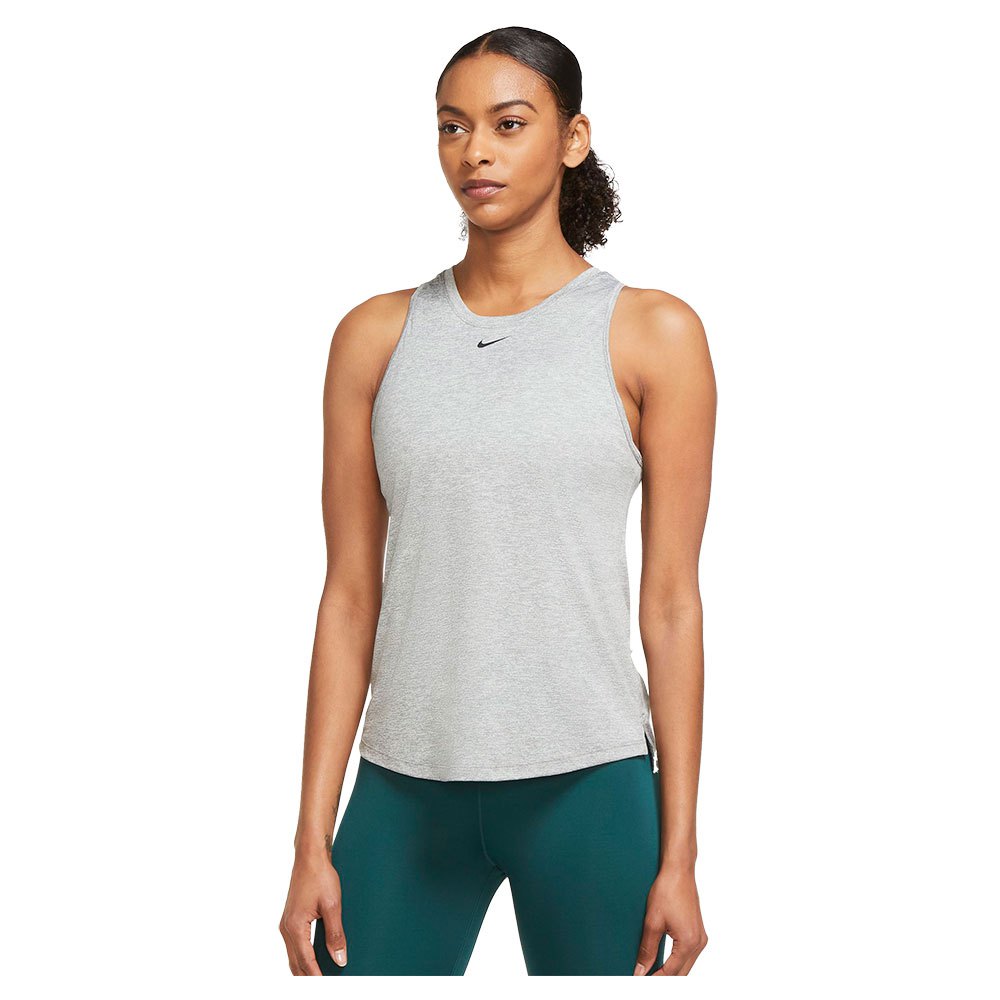 Nike Dri Fit One Ärmelloses T-shirt S Particle Grey / Htr / Black günstig online kaufen
