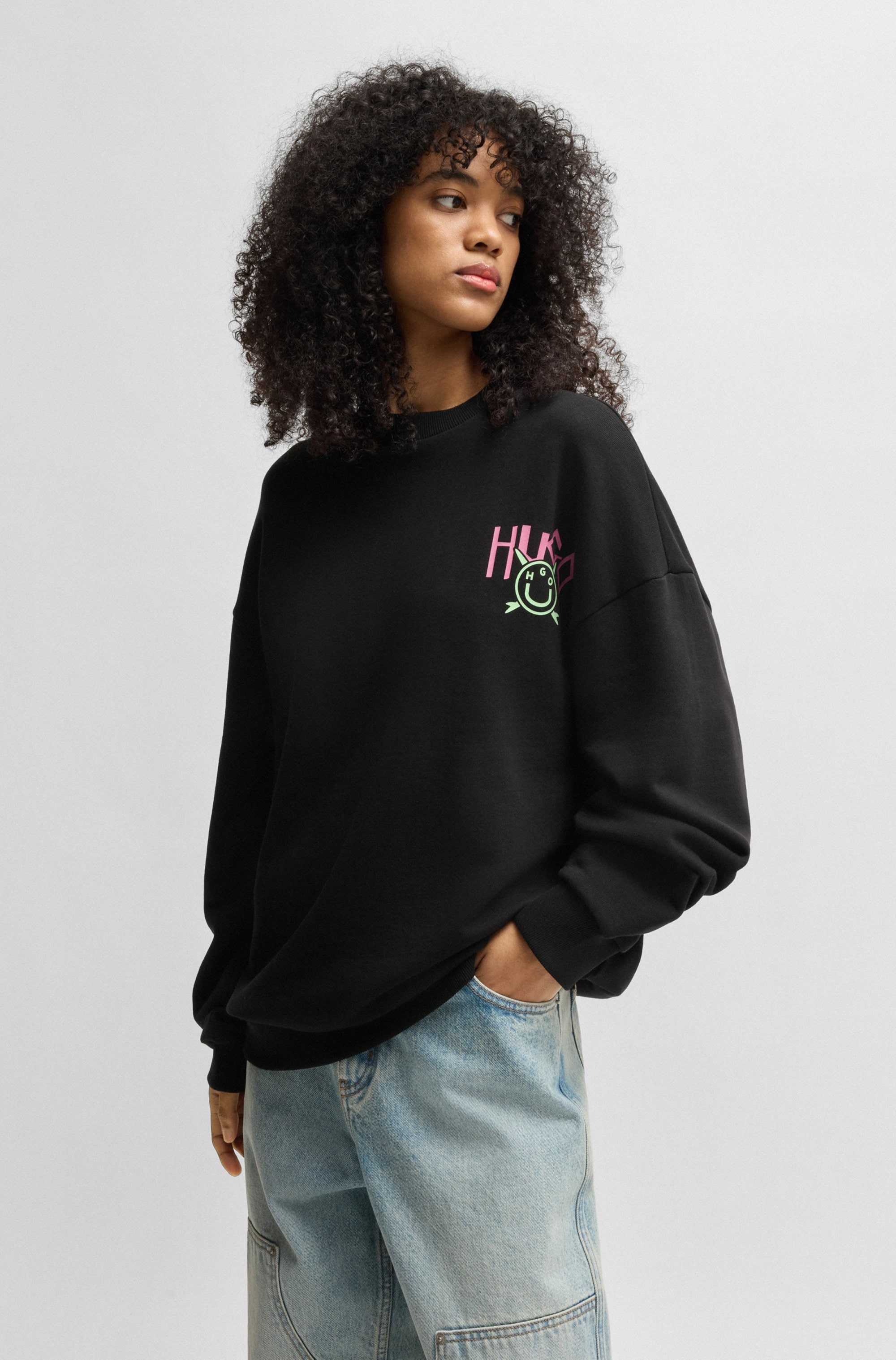 HUGO Blue Sweatshirt Nigotil Unisex, mit günstig online kaufen