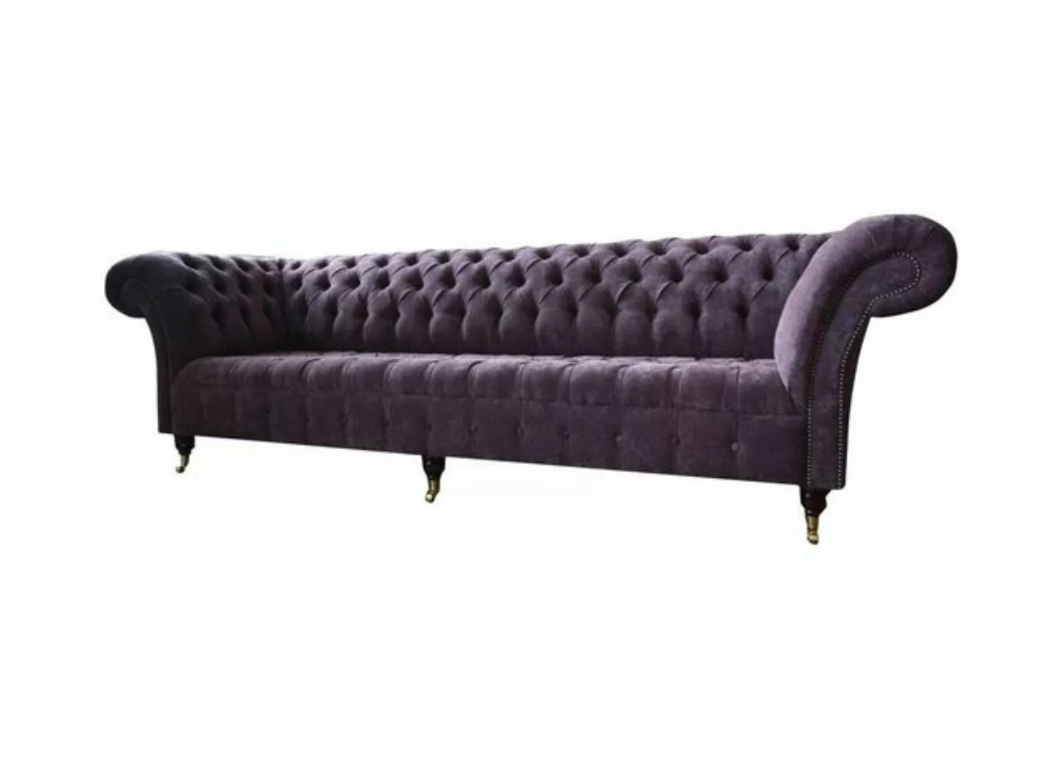 Xlmoebel Chesterfield-Sofa Chesterfield Sofa 4-Sitzer Design Polster Textil günstig online kaufen