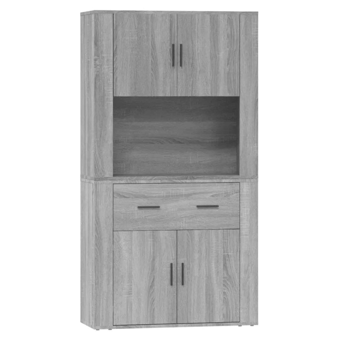 Vidaxl Highboard Grau Sonoma Holzwerkstoff günstig online kaufen