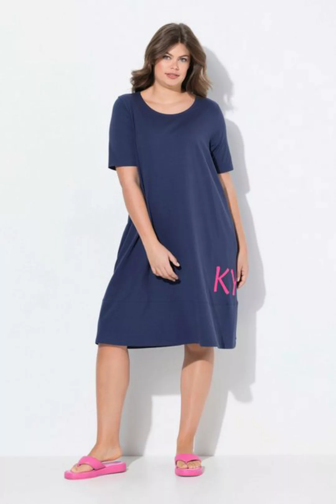 Laurasøn Jerseykleid Jerseykleid Rundhals Halbarm günstig online kaufen