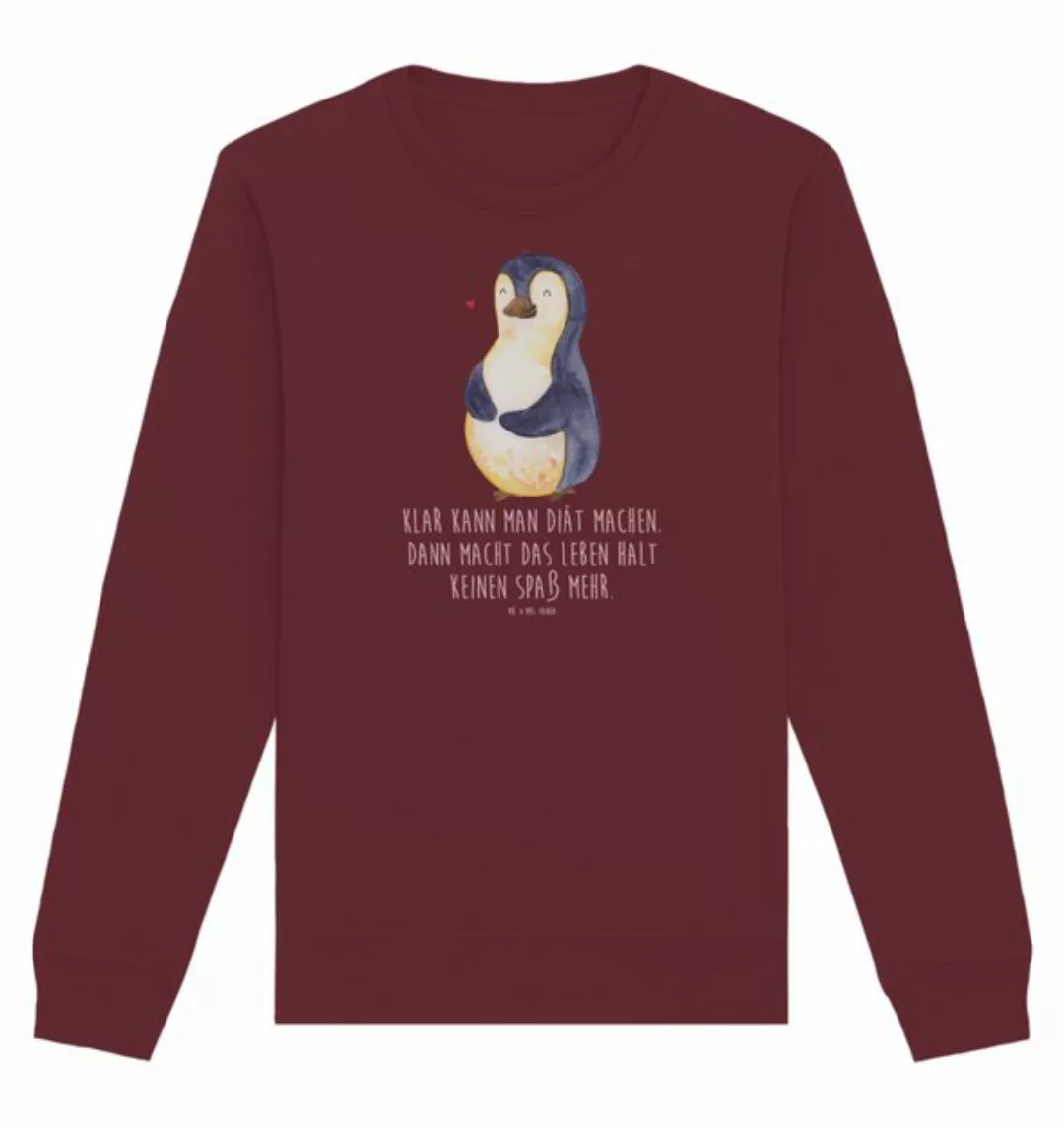 Mr. & Mrs. Panda Longpullover Größe M Pinguin Diät - Burgundy - Geschenk, A günstig online kaufen