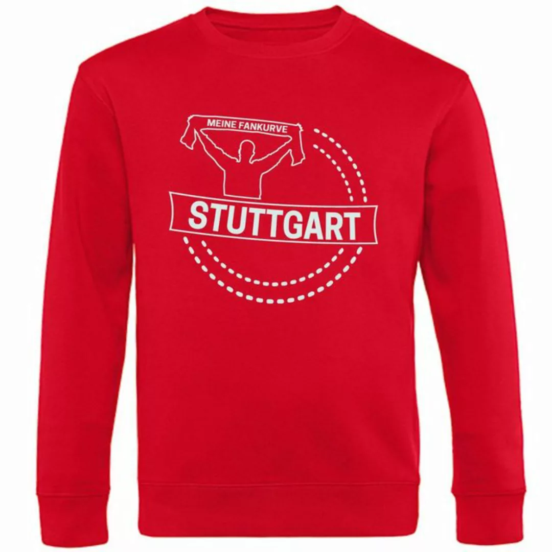 multifanshop Sweatshirt Stuttgart - Meine Fankurve - Pullover günstig online kaufen