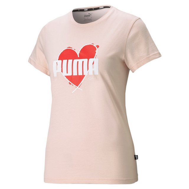 PUMA T-Shirt Puma Damen T-Shirt Heart Tee 587897 günstig online kaufen