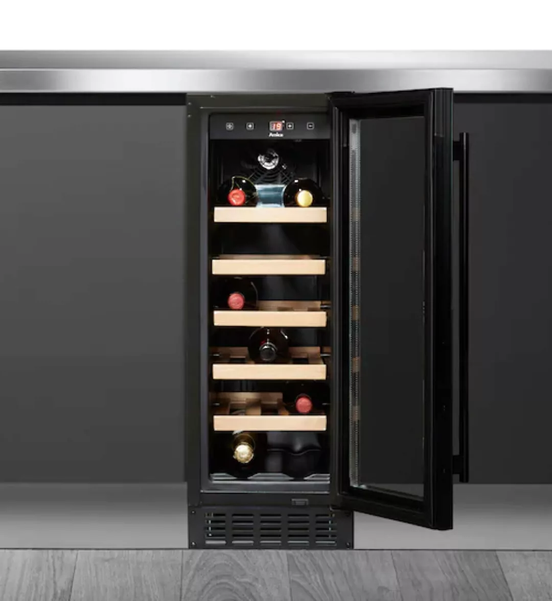 Amica Weinkühlschrank »WK 341 115 S«, für 20 Standardflaschen á 075l, Stand günstig online kaufen