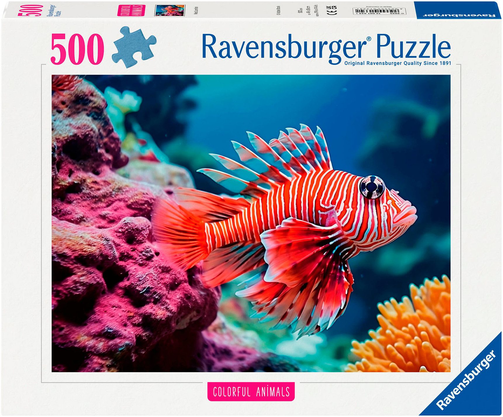 Ravensburger Puzzle Colorful Animals, Red Lionfish, günstig online kaufen