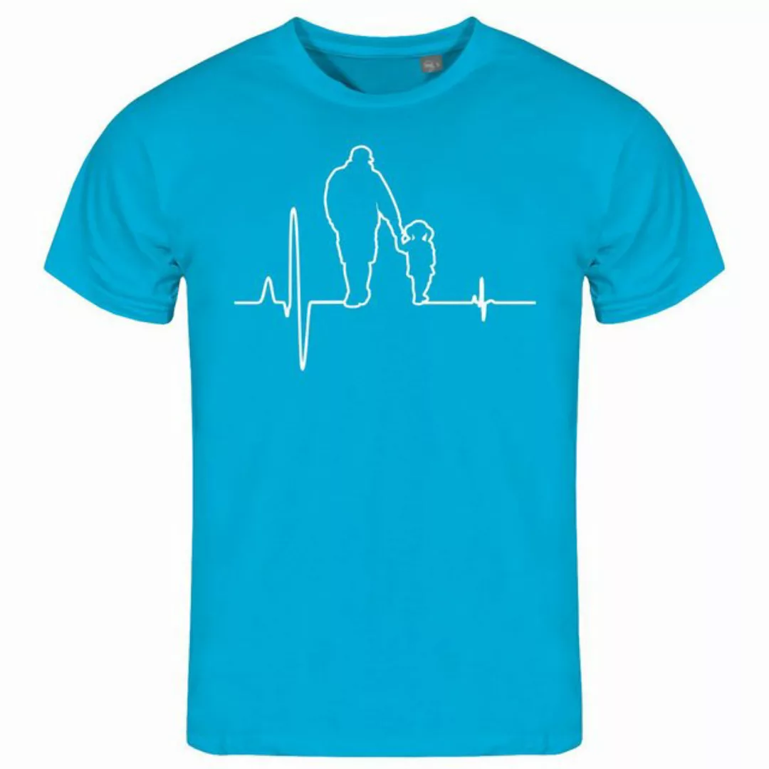 deinshirt Print-Shirt Herren T-Shirt Herzschlag Vater und Tochter Funshirt günstig online kaufen