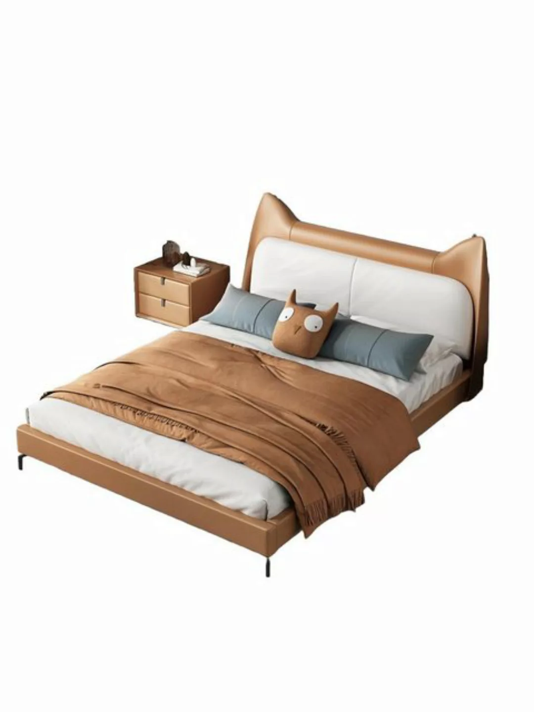 JVmoebel Bett Modernes Doppelbett 160x200cm Designer Bett Doppel Betten Neu günstig online kaufen