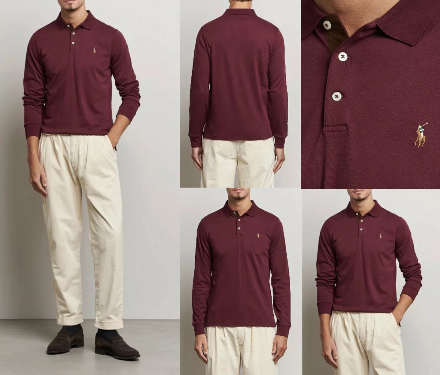 Ralph Lauren Poloshirt POLO RALPH LAUREN LUXURY PIMA COTTON Polohemd Hemd T günstig online kaufen