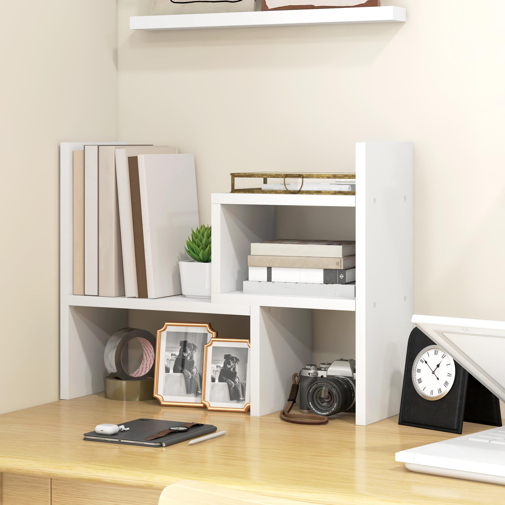 HOMCOM Modulares Büroregal, multifunktionaler Büroorganizer, Büroregal zum günstig online kaufen