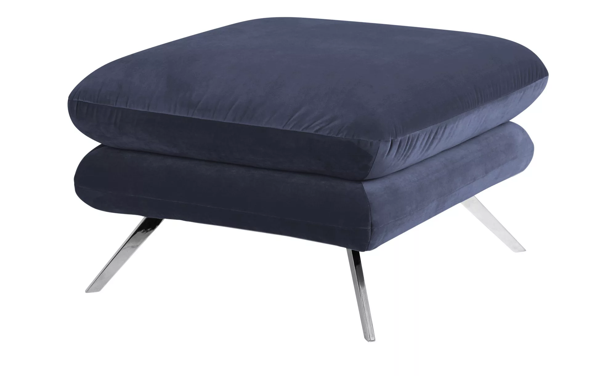 Jette Home Hocker  Caldara ¦ blau ¦ Maße (cm): B: 70 H: 45 T: 70.0 Polsterm günstig online kaufen