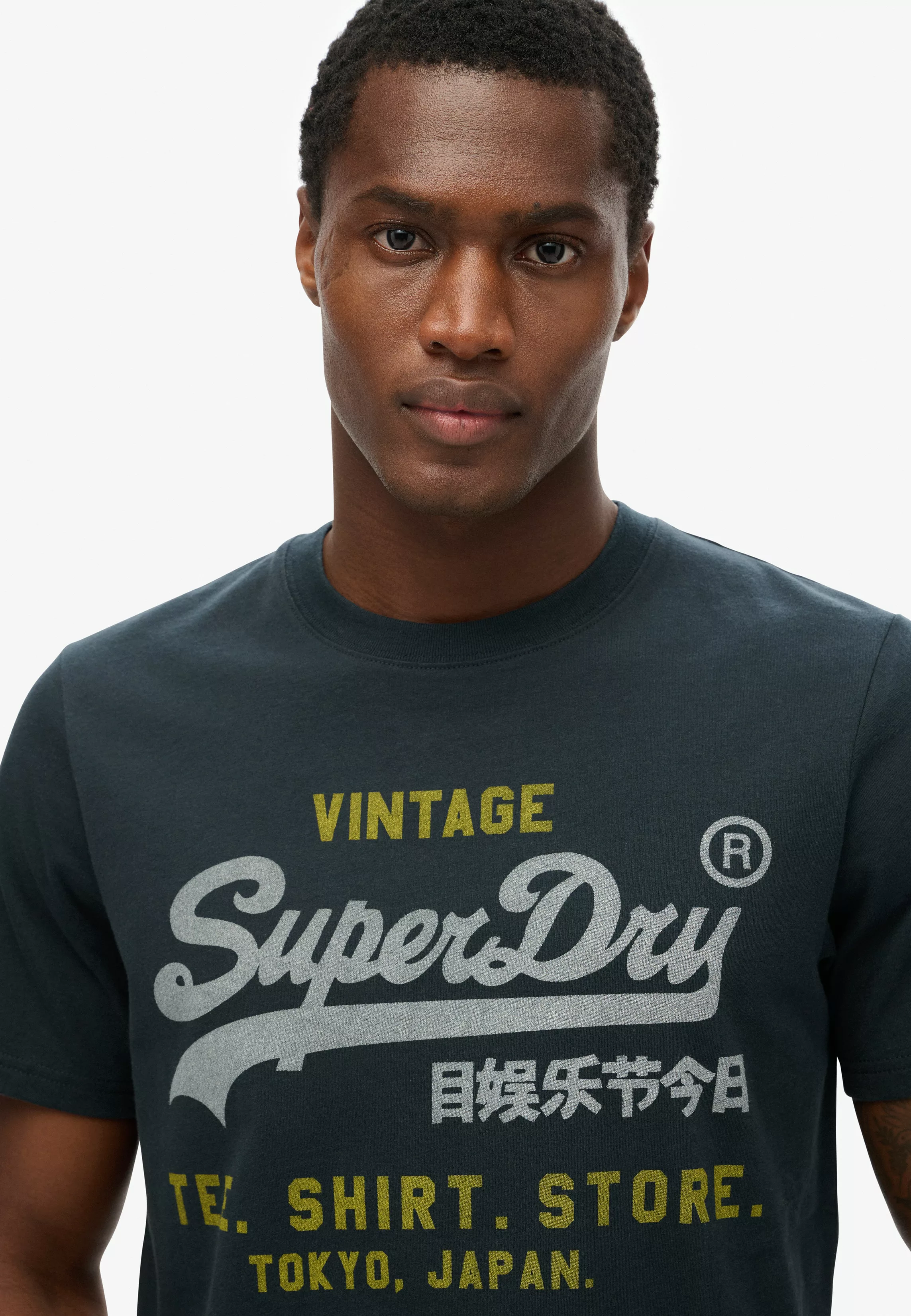 Superdry Rundhalsshirt "VL HERITAGE RELAXED TEE" günstig online kaufen